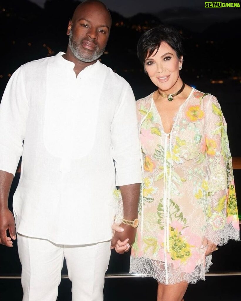 Kris Jenner Instagram - My Valentine!!!!! I love you @coreygamble ❤️💋❤️💋