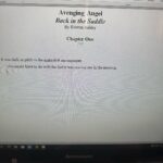 Kristen Ashley Instagram - My Week in two pictures. Going through edits of AVENGING ANGEL. Starting book two. God, I love being with these characters again. Rock on! #AvengingAngelsUnite #fromtherockchicklair