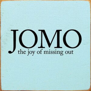Kristen Ashley Instagram - As I was reading everyone's Ins and Outs and watching their 2023 videos (etc.), one of the Insta Influencers I follow (Musings of a Curvy Lady, go follow her, I LOVE HER!) had JOMO as one of her 2024 "Ins" and FOMO as one of her "Outs."

I'd never heard JOMO before, so I looked it up and the dictionary defines it as: "Pleasure derived from living in a quiet or independent way without feeling anxious that one is missing out on exciting or interesting events that may be happening elsewhere."

I love this concept. LOVE IT. I always think, "I should have said yes." Or, "I should be doing this...or that." Or, "So and so is always so busy, and their life seems so exciting, and here I am sitting at home watching Nope."***

The concept of JOMO (or how I'm taking it) is that I'm me. I make the decisions in my life based on how I'm feeling, not what I'm "supposed" to be doing. And the decisions I make within that perimeter are the right ones.

Whatever you decide to do to shape yourself as we face a new year, I salute you and wish you the best. 

I'm gonna be settling in to who I am, the decisions I make and how I live my life.

I'm gonna be about JOMO. 

Bring it on, 2024! I'm ready for you!

Rock ON!

***PS: I've been meaning to watch Nope since it was released. Finally got to it this holiday break and...SUCH a GREAT MOVIE. If you haven't seen it and you dig a little scary, a little weird, and a lot of imagination, great storytelling and stupendous acting, watch it!