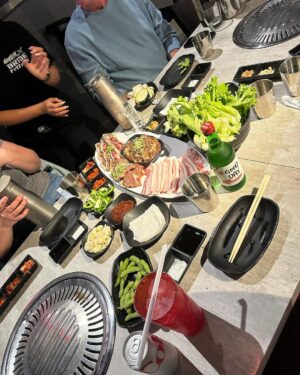 Kristen Ashley Instagram - New lead up to Christmas family tradition. Korean BBQ night! Such fun. Discovered Soju, which is my current favorite thing. Good times. New memories. Beloved company. Making a happy holiday! 🎄🥰💝 #lifeintherockchicklane