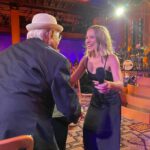 Kristen Bell Instagram - What an absolute honor it was to sing for @theNormanLear at his 100th birthday. “100 years of music and laughter” was the perfect title for the evening. Norman Leer is a little bit of everything. He served in the US army. He is an active philanthropist. A father. A pioneer in entertainment. But above all, he is a stellar human being. Thank you Norman for 100 years of humaning excellence.