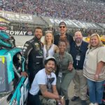 Kristen Bell Instagram - #bristol baby! Thank u @nascar for the fun Nashville for the style and @kirbyhowellbaptiste and @iamlarryfields for being the best travel buddies. 💜 And as always the hostess with the mostess @hays_estes