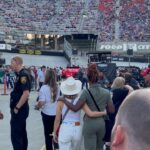 Kristen Bell Instagram - #bristol baby! Thank u @nascar for the fun Nashville for the style and @kirbyhowellbaptiste and @iamlarryfields for being the best travel buddies. 💜 And as always the hostess with the mostess @hays_estes