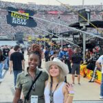 Kristen Bell Instagram - #bristol baby! Thank u @nascar for the fun Nashville for the style and @kirbyhowellbaptiste and @iamlarryfields for being the best travel buddies. 💜 And as always the hostess with the mostess @hays_estes