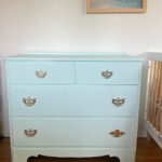 Kristen Gutoskie Instagram - Baby changing table DIY! Swipe for the before 🧚🏼🧚🏼