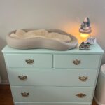 Kristen Gutoskie Instagram - Baby changing table DIY! Swipe for the before 🧚🏼🧚🏼
