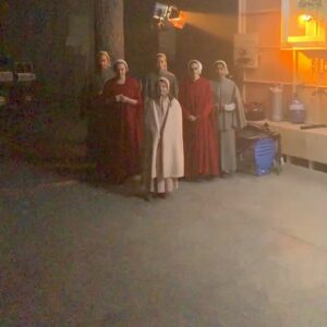 Kristen Gutoskie Instagram - What’s that I hear? @handmaidsonhulu episodes 1-3 are now streaming on @hulu?! Best go and check it out my friends ❤️❤️❤️ #season4 #handmaidstale #hulu #handmaid #martha #marthabeth #blessedbethefruit #resistance #mayday #margaretatwood