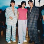 Kunpimook Bhuwakul Instagram - Thanks to @pharrell & @louisvuitton for open a new world to me i had learn alot of new experience🙌🏻 now is time to go back and create a new art and i'll see yall all around the world SOON🛫 #LVMenSS24 Paris, France