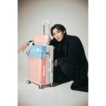 Kunpimook Bhuwakul Instagram - #광고 Come travel with me everywhere you want to go❤️ #Samsonite #NewBalance #쌤소나이트 #뱀뱀 #Bambam @samsonite_korea
