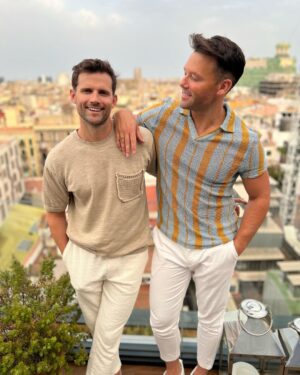 Kyle Dean Massey Instagram - Life is a celebration with you on my arm. Love you @taylorfrey Happy Anniversary