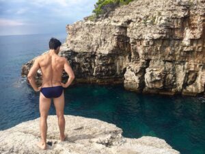 Kyle Dean Massey Instagram - For the record, I was wearing exactly one piece of clothing more than everyone else at this beach.