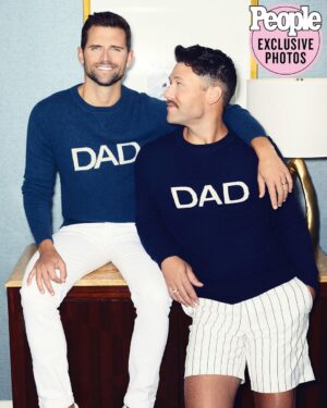 Kyle Dean Massey Instagram - We’re pregnant!!! We are excited beyond measure to make this announcement. We couldn’t have done this without the incredible team of people who gave us so much to make this dream a reality: our physicians, attorneys and most especially our fabulous egg donor and amazing surrogate. @people / clothes: @rondorff