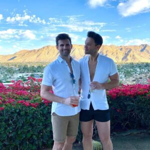 Kyle Dean Massey Instagram - Palm Springs Pride - What a magical city that always celebrates diversity. So happy to call this place our sometimes home. This is the city where @taylorfrey and I were married and it will always be a day my little kid mind back in Arkansas couldn’t have dreamt of. I feel so lucky.