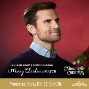 Kyle Dean Massey Instagram - Tune in this Friday!
@ninthhousefilms @HallmarkMovie #AMerryChristmasMatch.