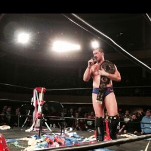 Kyle Greenwood Instagram - Thank-you ROH and @rohcary for giving me an opportunity and for being the launching pad for countless talented people in this industry. So many insane moments and legendary performers have graced an ROH ring, I’m honored to share a small page in their history. #finalbattle