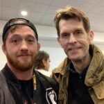 Kyle Greenwood Instagram - Goodbye and RIP to the legendary voice actor Kevin Conroy. It was an honor to meet him this past May and tell him how much Batman: the animated series meant to me as a kid. He couldn’t have been nicer about my fan-boying and after what was a long day of autographs and photos he was glad to take one more pic with a fan. Godspeed sir, you will always be my Batman/Bruce Wayne.