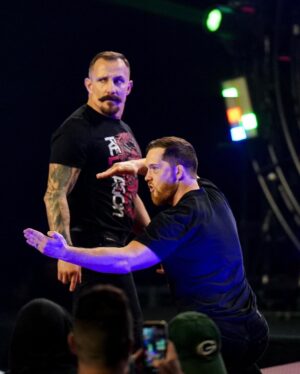 Kyle Greenwood Instagram - We know Kung Foo, too. The Revolution begins with new @allelitewrestling tag-team champs. 📸 by @kimberlasskick