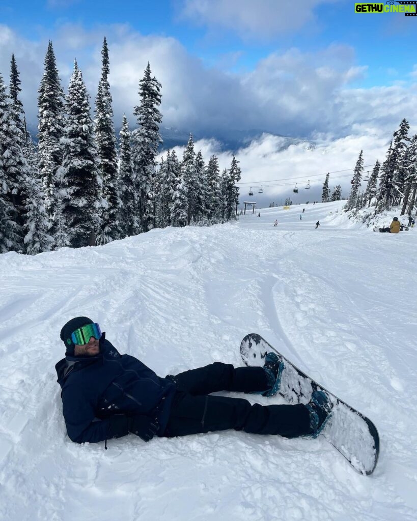 Kyle Schmid Instagram - Whistler always brings the kid out in me. Incredible snow, food, laughs, accents and more laughs thanks to this one. Time to ice some bruises and hit the tub. Whistler, Canada