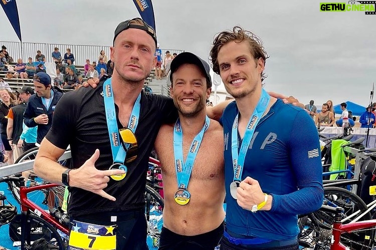 Kyle Schmid Instagram - Huge thanks to the @malibutri for making today so memorable. Together we raised over $100,000 for @childrensla and had a blast doing it. We ran into old friends, made new ones, I stood on a podium and most importantly, with the help of @tyrsport I set a new personal best. I’m hooked. Loved finishing my first tri and can’t wait for the next! Zuma Beach, Malibu, Ca