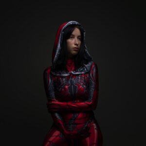 Kytao Instagram - HOW TO OVERCOME THE FEAR OF SPIDERS
This photographs are published in my new Artbook « HEROES », the first about cosplay univers. Pré order on my shop online Frenchcut.fr/Artbook [worldwide shipping]

@theworldofyukiko 
@frenchcutlife
