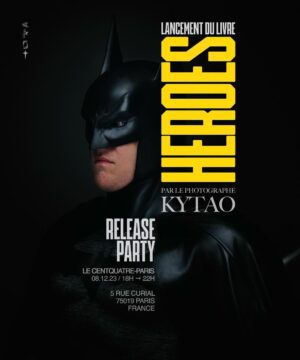 Kytao Instagram - Artbook Release Party « HEROES » by Kytao 
at 104 Paris.
Cosplayer the best @batcosplay_ 
Thanx to the parteners @chef_feriele @vo7shoes @librairie.arabesque @slkbrod @weshelse @graphikplus 
PUBLISHERS / French Cut editions x Alopex editions 
@habib__kadi @frenchcutlife @frenchcutstudio @jesuisabi_ @stkfrenchcut