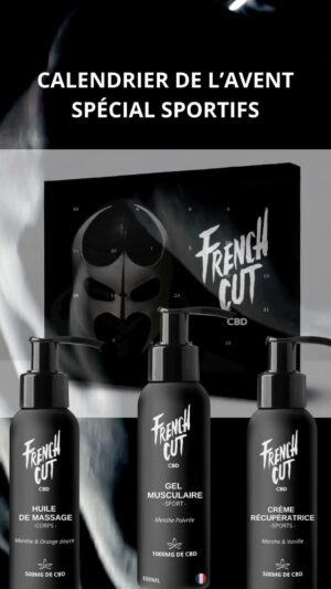 Kytao Instagram - DERNIÈRE CHANCE 🚨 Commandez le Calendrier de l’Avent au CBD spécial sportifs de French Cut, une édition limitée conçue pour les athlètes et les passionnés de bien-être. Ce calendrier XXL (48x36cm) est votre compagnon idéal pour une récupération musculaire optimale et une relaxation profonde. Chaque jour, une nouvelle surprise vous attend : crèmes et gels musculaires au CBD, huiles de massage relaxantes, et bien plus, spécialement sélectionnés pour soutenir votre performance et récupération sportive.

Caractéristiques :

	•	Taille XXL (48x36cm) pour une expérience immersive.
	•	Produits spécialisés pour sportifs : crèmes, gels musculaires, huiles de massage au CBD.
	•	Qualité premium, conformité aux normes de qualité élevées.
	•	Design sportif et élégant.

Contenu :

	•	24 produits pour soutenir la routine sportive.
	•	Descriptions et conseils d’utilisation.
	•	Produits en taille réelle et échantillons exclusifs.

Utilisation : Parfait pour les sportifs intégrant le CBD dans leur routine de récupération. Idéal comme cadeau pour les amis sportifs.

Édition Limitée : Quantité limitée pour une exclusivité garantie.

Commandez maintenant pour une fin d’année dynamique et régénératrice !  #CBDsportif
	•	#CalendrierAventCBD
	•	#RécupérationMusculaire
	•	#BienEtreSportif
	•	#HuileMassageCBD
	•	#CrèmeMusculaireCBD
	•	#SantéSportive
	•	#FrenchCutCBD
	•	#EditionLimitée
	•	#SportEtCBD