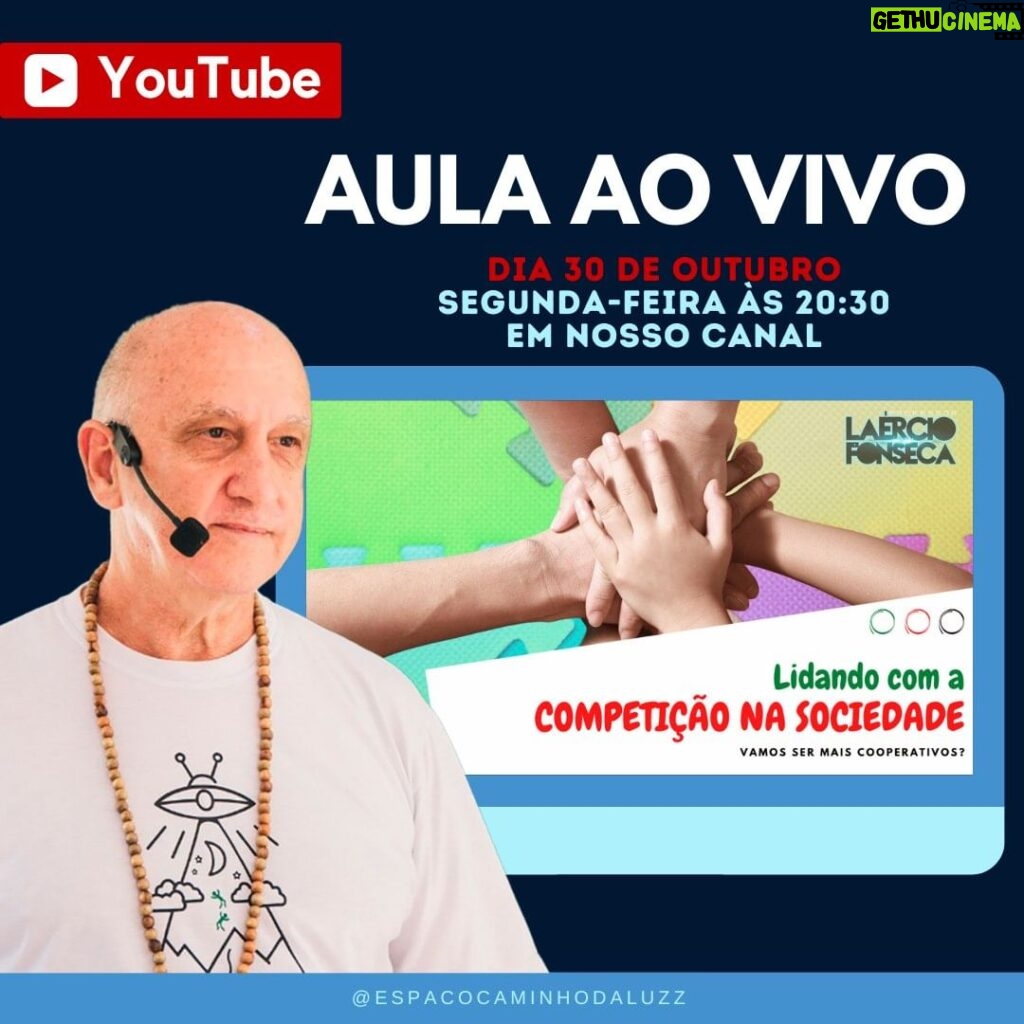 Laércio Fonseca Instagram - Próxima segunda-feira, em nosso canal do YouTube aula AO VIVO - INÉDITA. Espertamos por vocês!!! #espiritualidade #amor #autoconhecimento #paz #deus #gratidao #medita #espiritismo #energia #sabedoria #positividade #fe #felicidade #vida #magia #universo #terapiaholistica #despertar #prosperidade #luz #consciencia #ufologia #laerciofonseca #espacocaminhodaluz #youtube #tantra #relacionamentos