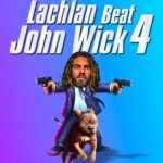 Lachlan Patterson Instagram - Lachlan goes head to head with Keanu and wins! #johnwick4 #keanureeves #vernonbc Malibu, California