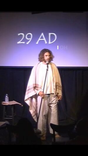 Lachlan Patterson Instagram - Not Mary’s virgin eyes!!! 👀🙏 #blesshisheart

#thatshystorical #standup #comedy #history #standupcomedy #time #jokes #religion #jesus #mary #funny #timing #stoner