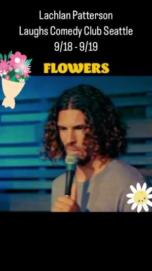Lachlan Patterson Instagram - More relationship tips from the hilarious @lachjaw this weekend! Four shows Friday and Saturday. Link in our bio to buy tickets!! 💐🌸