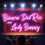 Lady Bunny Instagram - This Wednesday night at @whistlerpride with @symonesays68. This is not the first time @thebiancadelrio and I have been on the slopes! See you at 7PM for some double trouble and lotsa laughs. Gonna DJ on Thursday, too!