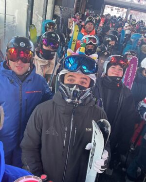 Lando Norris Instagram - snow days ⛄️