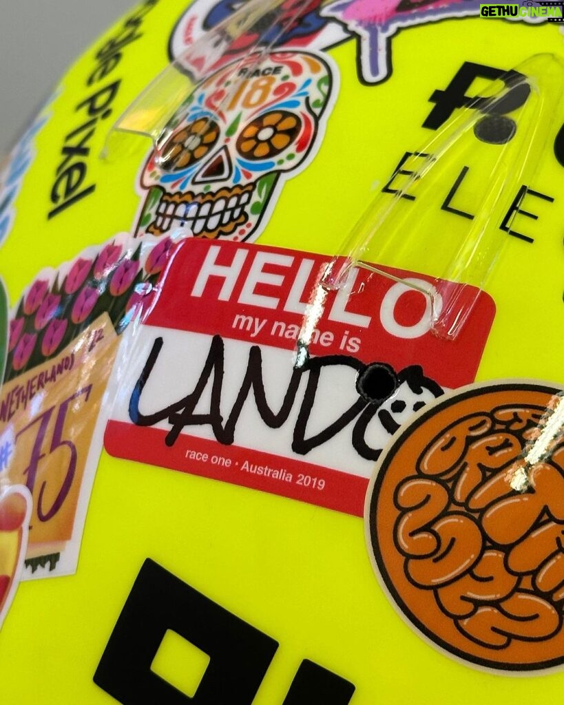 Lando Norris Instagram - 100 races, 100 stickers. Here’s to the next 100 🎂