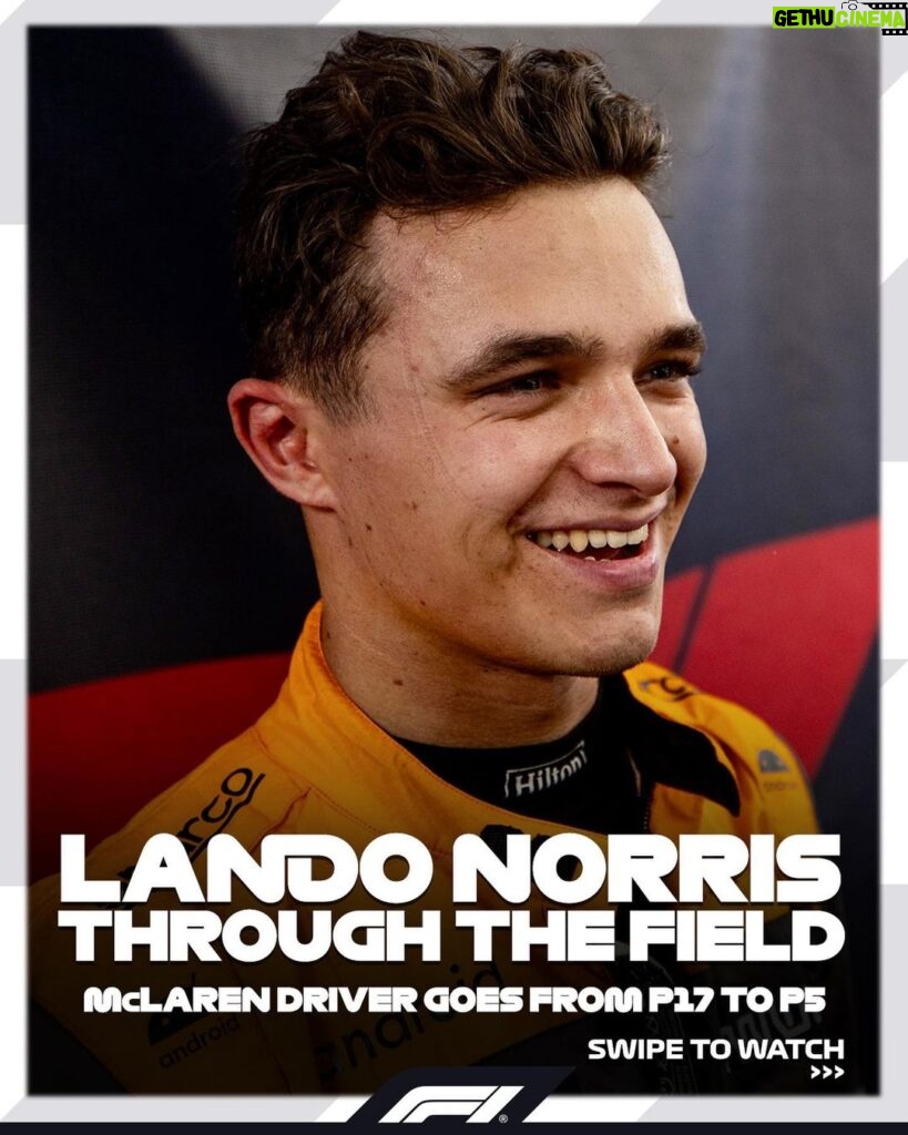 Lando Norris Instagram - From P17 on the grid to P5 at the chequered flag 💪 @landonorris certainly made up for his Q1 exit in qualifying with a superb through-the-field drive in the race 👏 Swipe 👈 to see some of his best moves 🕺 #F1 #MexicoGP @mclaren