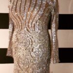 Lashauwn Beyond Instagram - Stop playing with me … this Dress started out solid nude /khaki … Everything you see was hand placed !