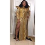 Lashauwn Beyond Instagram - Wakanda themed homecoming gown /corset and accessories all by me