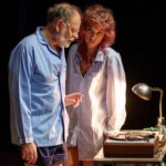 Laura Smet Instagram - Le principe d’incertitude @theatremontparnasse avec jean pierre Daroussin and me :) mise en scène @louisdodelencquesaing @margique 📸 @carolinebottaro 🎭🌸❣️