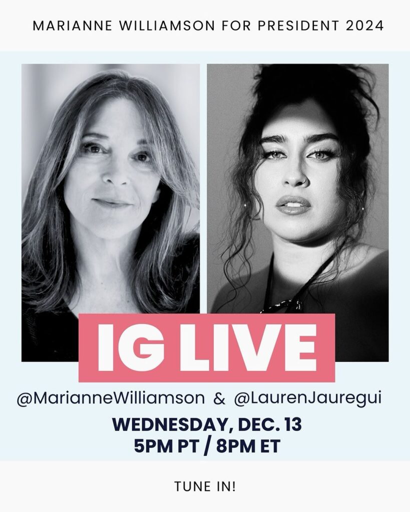 Lauren Jauregui Instagram - Right here, on Instagram, I’ll be going live with @laurenjauregui! It’ll be on Wednesday, December 13th, at 5PM Pacific/8PM Eastern. Come join us!