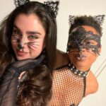 Lauren Jauregui Instagram - We were sexy cats😽 Happy Halloweeeeen🎃
