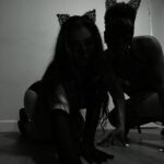 Lauren Jauregui Instagram - We were sexy cats😽 Happy Halloweeeeen🎃