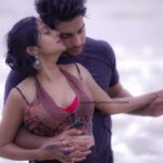 Lavanya Manickam Instagram - Be hottest ever❤️‍🔥even the beach wave🌊 sun☀️ is trying to disturb u💫🧜🏻‍♂️ seducing handsome @nikk1024 🧜🏻‍♀️ couples shoot done and please wait for our hot upcoming series content very soon as #hottestcouple 🥰💯 Hottest moments captured 📸 : @hotncut_photography #lavanyamanickam #lavanyadesires #coupleshoot #couplephotography #hotcouple #couplesofinstagram #instagram #couplegoals❤ Goa Colangute
