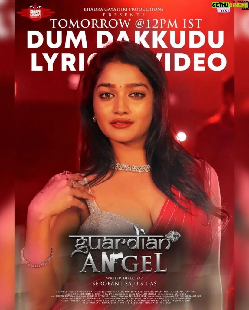 Lavanya Manickam Instagram - Its diwali #dumdakkudu this year❤‍🔥💯❤‍🔥💃🏻 yess song audio launch tomorrow #guardianangelmovie @east_coast_audios @guardianangelmovie_ @__deva_dathan__ @sajusdas special thanks to @dalu_krishnadas baby❤‍🔥💯 to make this happen Great support to my loveable parents , universe, god and friends and everyone💯🙏🏻❤‍🔥🥰