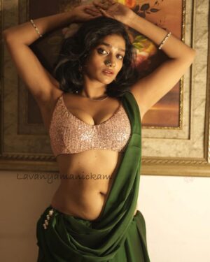 Lavanya Manickam Instagram - Being beautiful🙈🥰 in my own world to pose like anything❤️‍🔥💯🥰
Photos📸 : @hotncut_photography