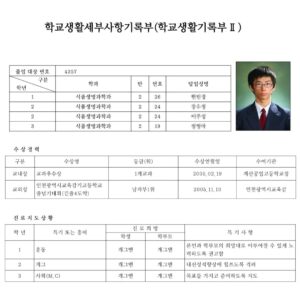 Lee Chang-ho Instagram - 고등학생의 창호는..