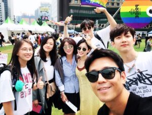 Lee Jung-hyuk Instagram - 공연전 서울광장 '프라이드 축제'
#프라이드
