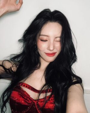Lee Sun-mi Instagram - Red or Silver?