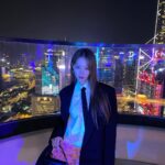 Lee Sung-kyoung Instagram – Last night in Hong Kong with Valentino🖤