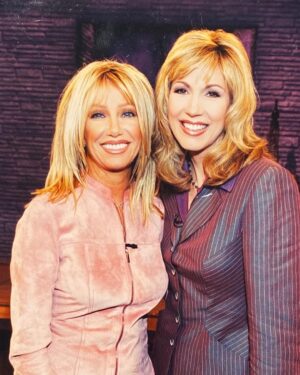 Leeza Gibbons Instagram - Gutted, but grateful. Not ready to say goodbye to my friend Suzanne Somers.  But what a magnificent life. She was a star, and she loved being that source of light and beauty. She was a healer and she never said no to anyone looking for guidance and inspiration. She was a friend who let herself be vulnerable enough to be seen.  She was a little girl, a sexy siren and the rock- solid center of her family.  She was a truth- seeker who was evolving right til the end.  Suzanne Somers was so many things to her friends and fans but most of all, she was Alan's wife, having rarely spent  a few hours, much less a few nights apart. Their love story did not follow a straight line, nor did her career.  She made her own rules, broke the ones which didn't fit and never failed to try new things that had never been done before. From her poems to her products; from her books to her singing, she lived out loud. On purpose.  Out front.  Ambitious and generous , with lists of awards and loads of accomplishments, she was most proud of her extraordinary family - with whom she worked and loved and played , and for whom she was a bonfire of inspiration. Steven and I send our  deepest love and support to them today. 💔
#suzannesomers #shineon