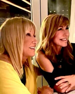 Leeza Gibbons Instagram - Gutted, but grateful. Not ready to say goodbye to my friend Suzanne Somers.  But what a magnificent life. She was a star, and she loved being that source of light and beauty. She was a healer and she never said no to anyone looking for guidance and inspiration. She was a friend who let herself be vulnerable enough to be seen.  She was a little girl, a sexy siren and the rock- solid center of her family.  She was a truth- seeker who was evolving right til the end.  Suzanne Somers was so many things to her friends and fans but most of all, she was Alan's wife, having rarely spent  a few hours, much less a few nights apart. Their love story did not follow a straight line, nor did her career.  She made her own rules, broke the ones which didn't fit and never failed to try new things that had never been done before. From her poems to her products; from her books to her singing, she lived out loud. On purpose.  Out front.  Ambitious and generous , with lists of awards and loads of accomplishments, she was most proud of her extraordinary family - with whom she worked and loved and played , and for whom she was a bonfire of inspiration. Steven and I send our  deepest love and support to them today. 💔
#suzannesomers #shineon