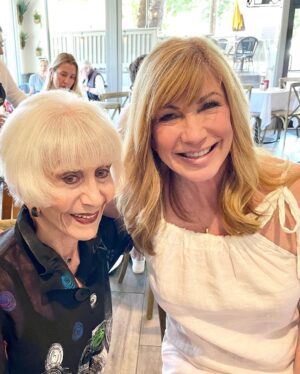 Leeza Gibbons Instagram - Her impact on business and women is dramatic. @ronabarrettofficial was the first to do in depth interviews with celebrities and newsmakers. I worked with her in the late 80's on @entertainmenttonight Before that she had magazines, was on @goodmorningamerica , the @todayshow and #Tomorrow and was as strong as they come. She's also funny and whip smart.  Years ago Rona and I connected over our joint desire to support seniors and provide for their needs. Now, in addition to her TV/reporting/producing dominance, since the 90's , she has secured her legacy in the Santa Ynez Valley through her foundation which built beautiful housing for underserved seniors at Golden Inn & Village.  Vision, grit and a heart to help have propelled her forward. She's still fit and feisty with her signature hair-do! I loved being with you Rona! #shesetthepace #gossipmaven #businessinspiration #goldeninnandvillage #supportforseniors @ronabarrettfoundation